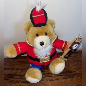 Gibson Nutcracker Bears Plush. 13"‎ Tall Christmas